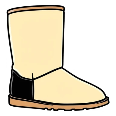 Ugg shoes sticker