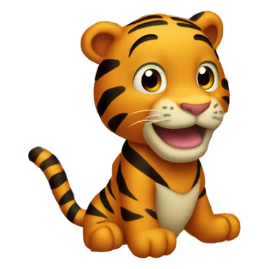 Tigger with a dollar In his hand  sticker