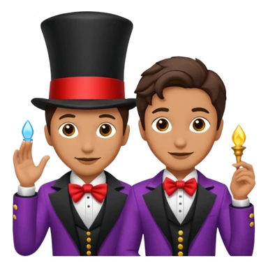 Magician + Acrobat sticker
