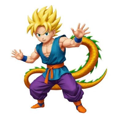 dragon ball fusion sticker