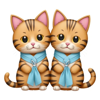 get well soon with cats sticker