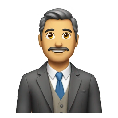 jefe despidiendo a un trabajador sticker