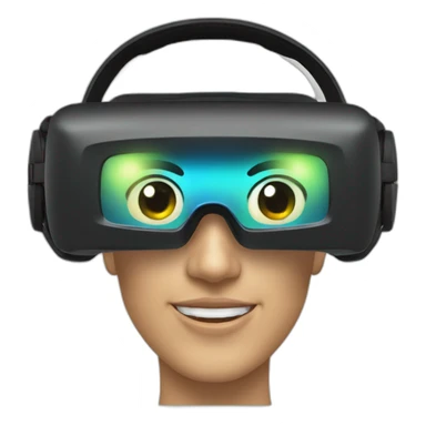 virtual reality headset sticker