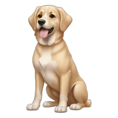 Casa con persona de troy un perro sticker