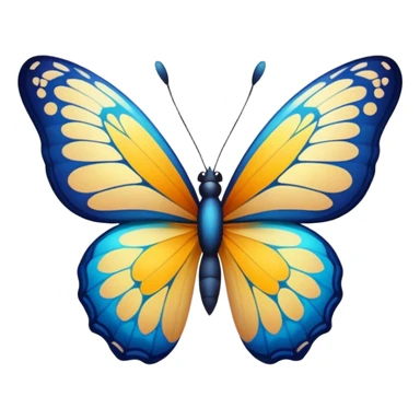 Butterfly's sticker