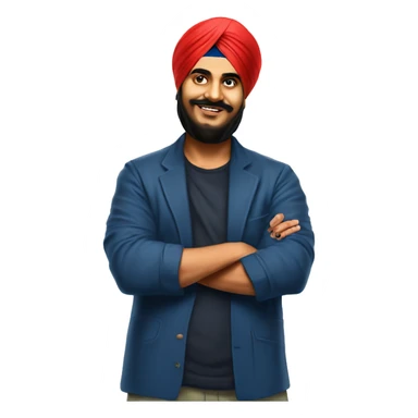 Sidhu moosewala punjabi artist  left side pose sticker