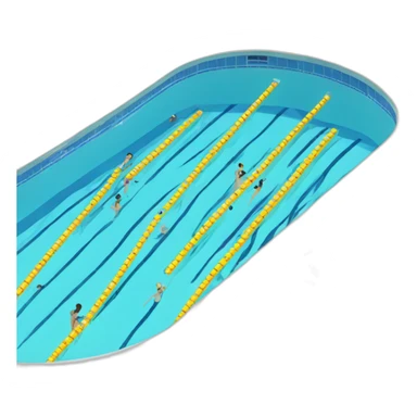 Olympic swimming pool sticker