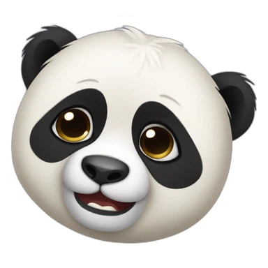 panda sloth crying sticker