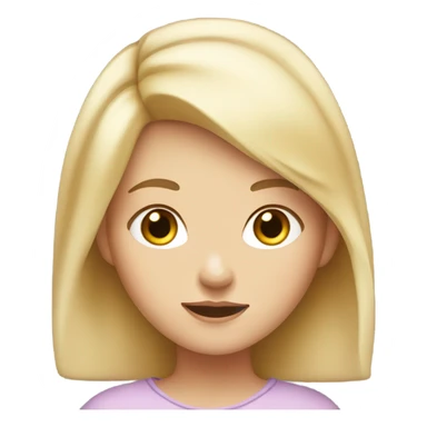 White girl rolling eyes sticker