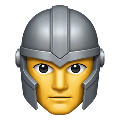 head armor Emoji fantasy pixel art style sticker