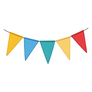 fanion banderole décorative sticker