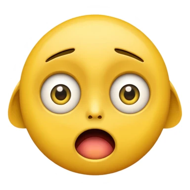 Terrified iPhone Emoji sticker