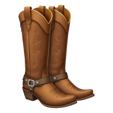 cowboy boot sticker