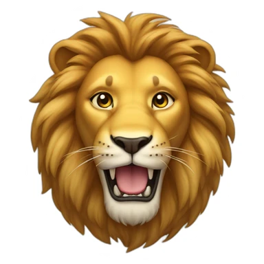 proud lion sticker