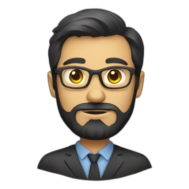 Data Scientist with a trimmed beard sticker
