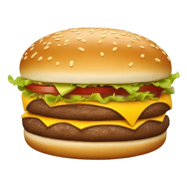 McDonald’s burger sticker