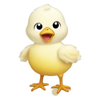 Baby chick wear bammby sticker