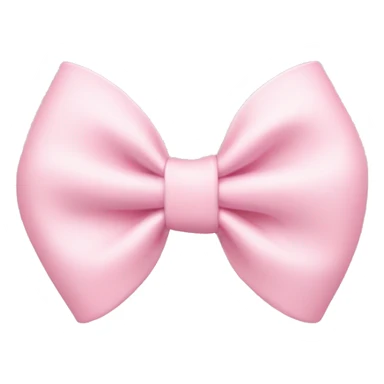 light pink bow on light pink bow sticker