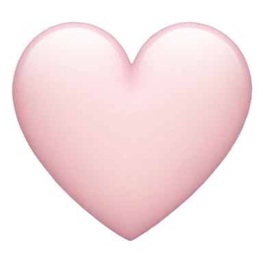 pale pink heart sticker