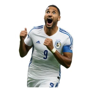 goal celebration from en nesyri sticker