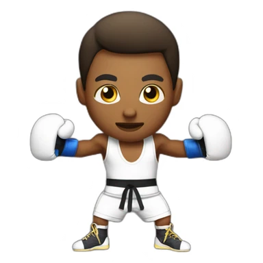 Kick boxing sticker