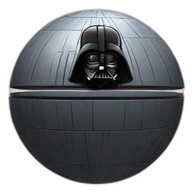 darth vader death star sticker