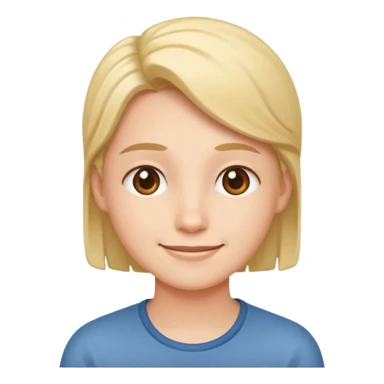 smiley thinking with a smile sticker