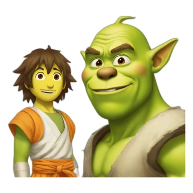 Shreck with sangoku sticker