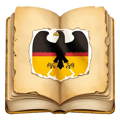 a school textbook with a fragment of Germany on the cover sticker