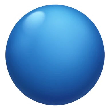 7th blue. Ball  sticker