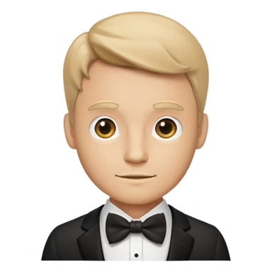 Gentleman bow tie emoji sticker