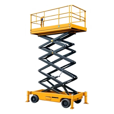 scissor lift sticker