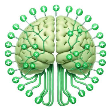 Create an emoji that reflects research in deep learning for medical physics sticker