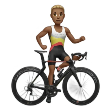 Triathlete sticker
