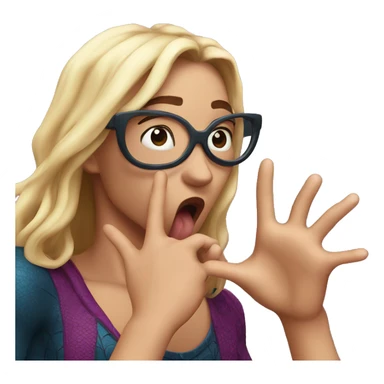 Spiderman blowing a kiss sticker