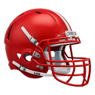 college football players helmets red  sticker