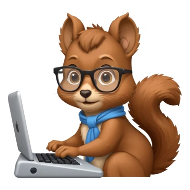 squirrel-programmer sticker