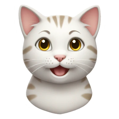happy kitty sticker