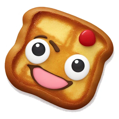 French toast cookie ￼ sticker