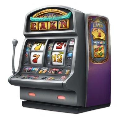 Casino machine with 1 1 1 sticker
