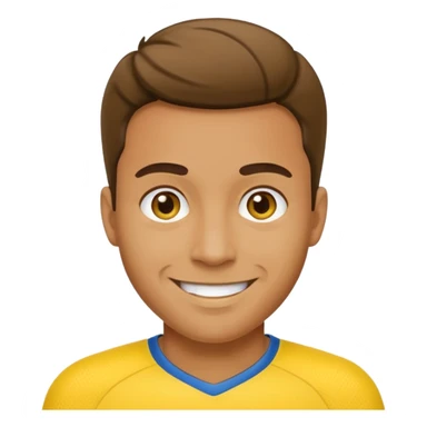 man with yellow jersey sticker