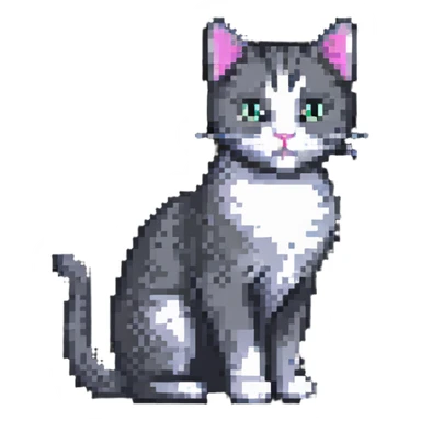 a funny cat sticker
