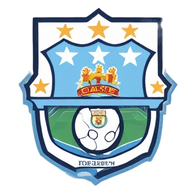 manchester city logo sticker