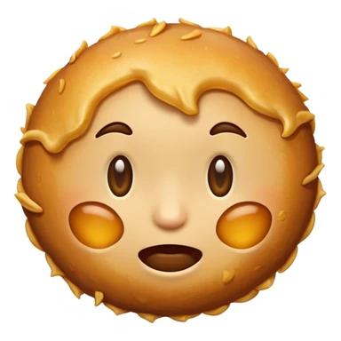 Make an emoji of the popular Dutch food "bitterbal" sticker