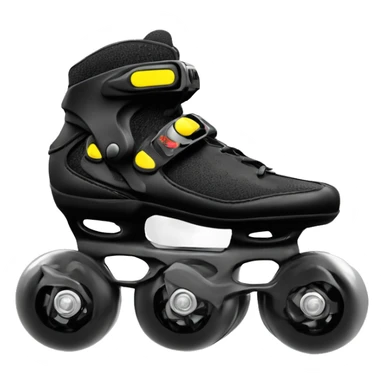 a black rollerblade inline skate, the model called "TWISTER XT" sticker