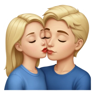 The part about the kiss on the cheek and the part about the kiss on the eye, a mother and son thing sticker
