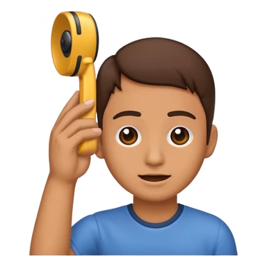 hand holding a phone to the ear emoji sticker