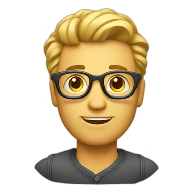 wunder copywriter man sticker