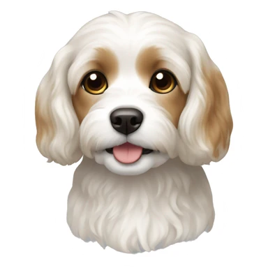 Smooth cavachon light  sticker