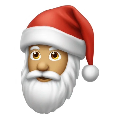 Santa hat red sticker